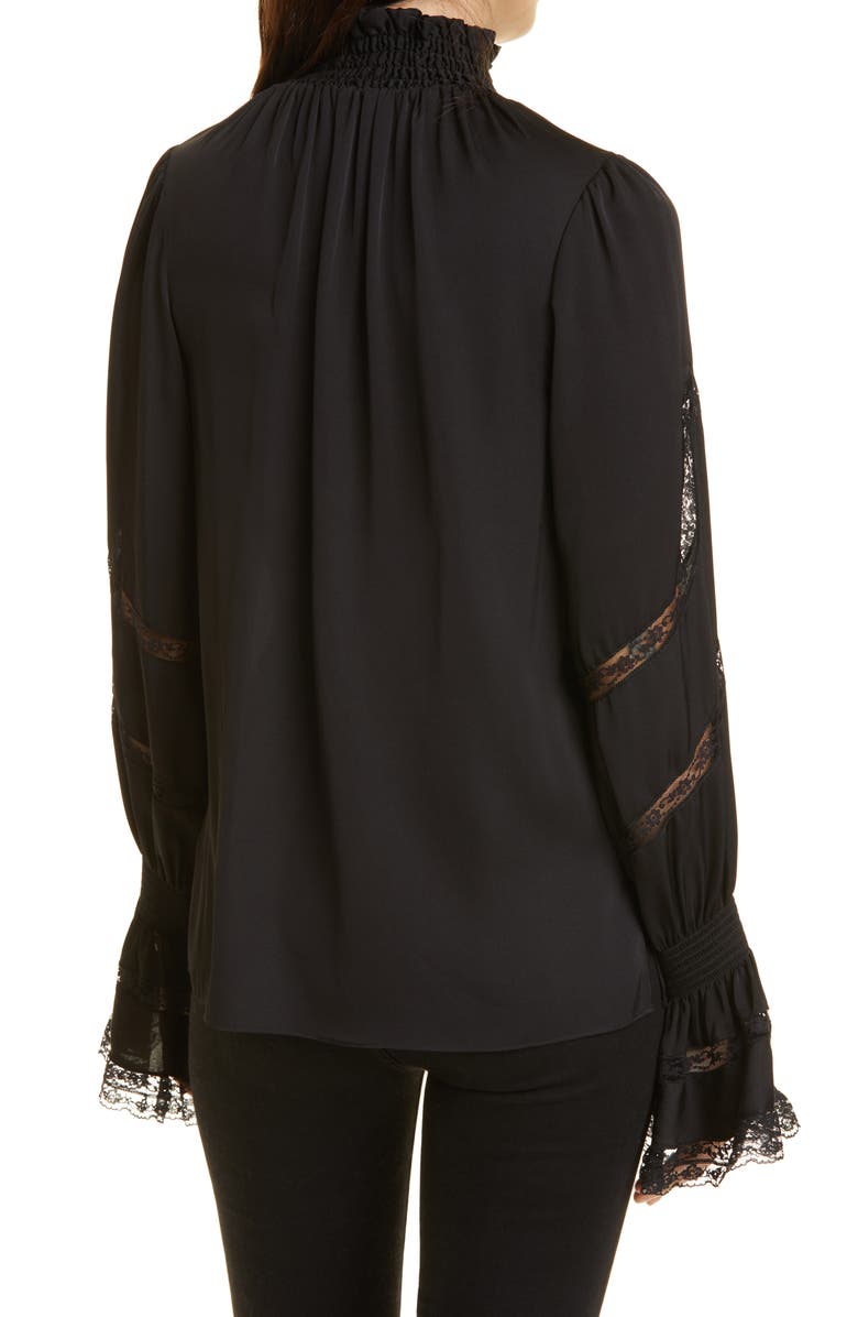 KOBI HALPERIN Elsie Stretch Silk Blouse, Alternate, color, 