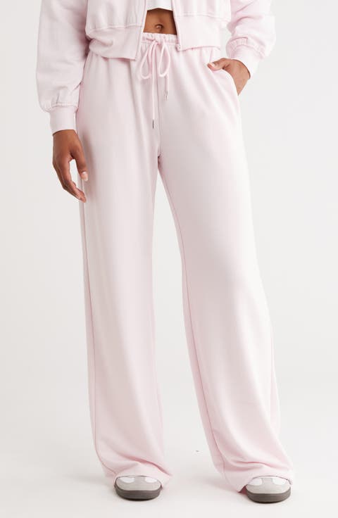 Loved Fleece Wide Leg Sweatpants
