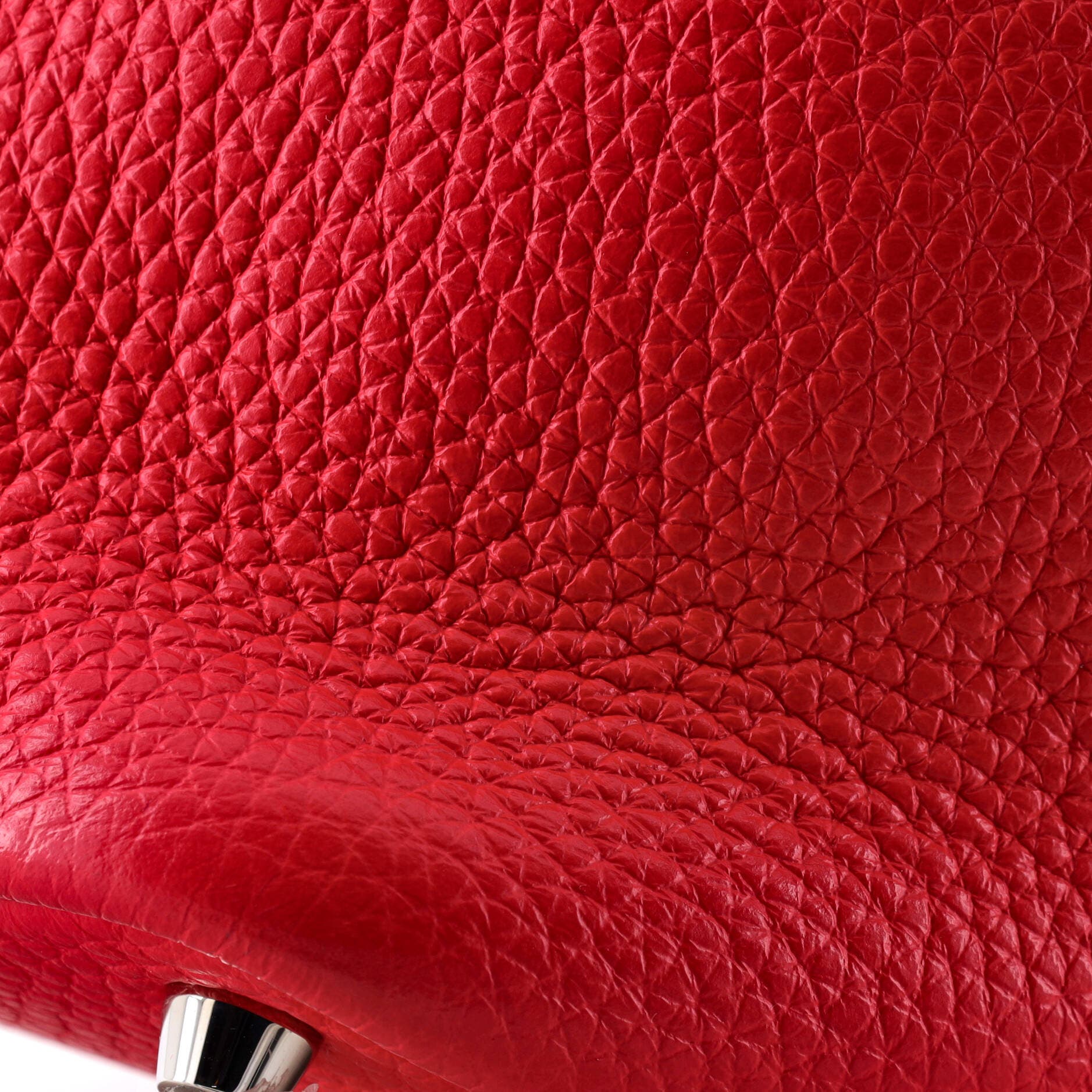 Picotin Lock Bag Tricolor Clemence PM, Alternate, color, Red