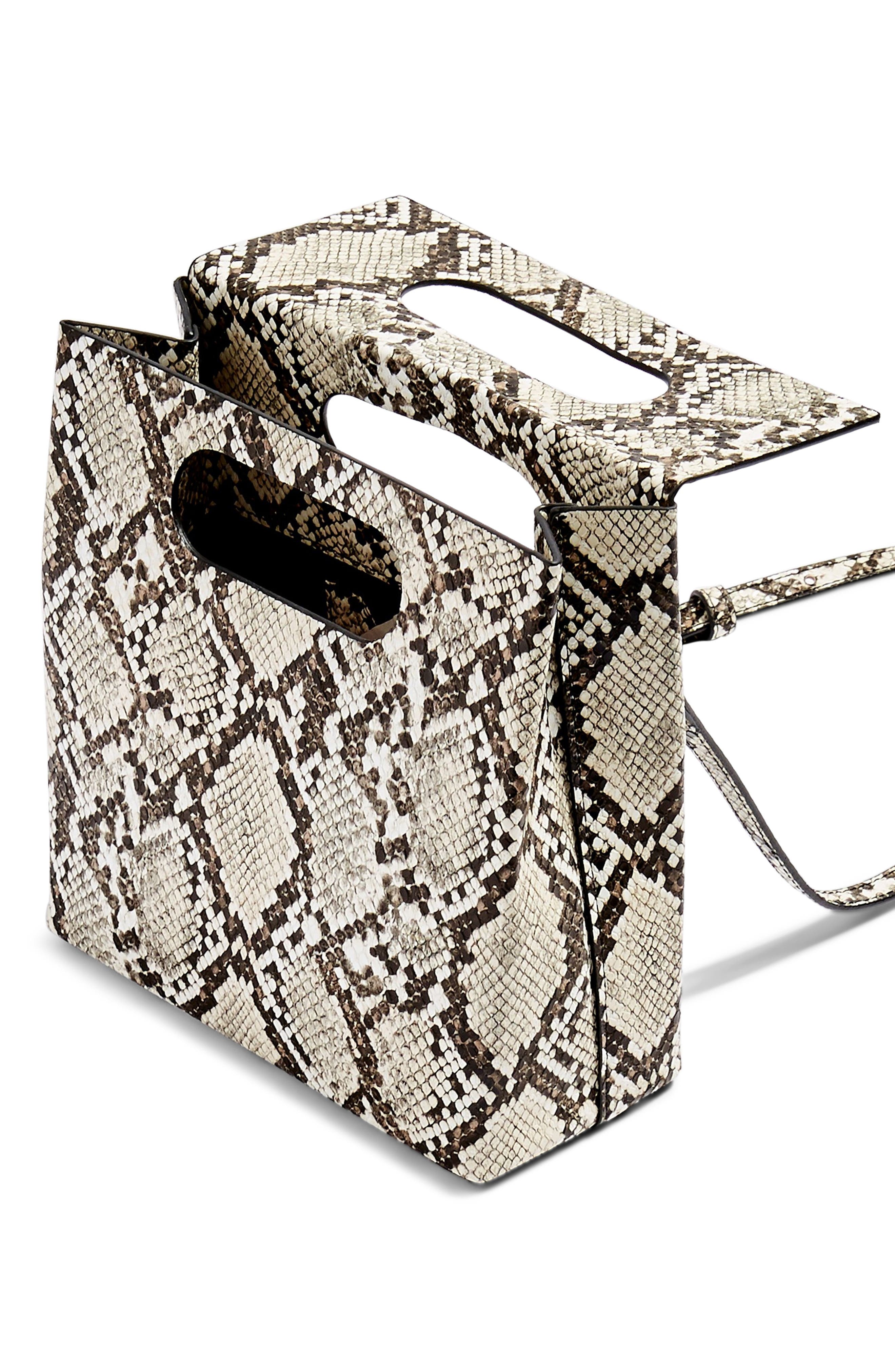Topshop Gem Flap Handle Grab Bag, Alternate, color, 