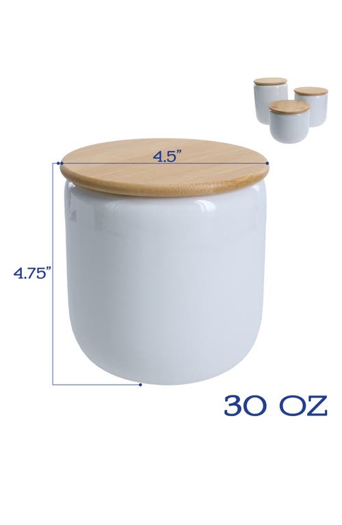 Bia Cordon Bleu 3-piece Assorted Impulse Canister Set With Lids In Blue