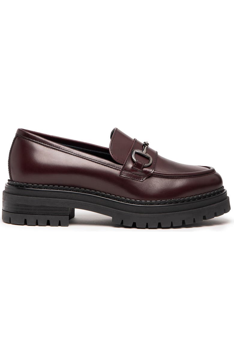 NeroGiardini Bit Platform Loafer, Alternate, color, Bordeau
