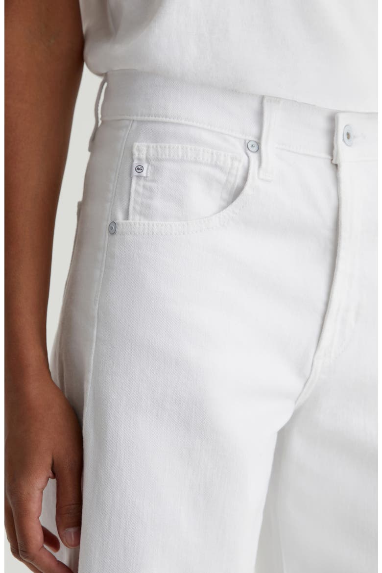 Hattie Raw Hem High Waist Ankle Barrel Leg Jeans, Alternate, color, GALLERY WHITE