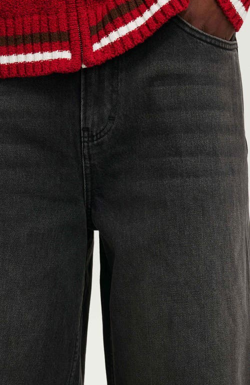 Cotton On Super Baggy Jort In Y2k Washed Black