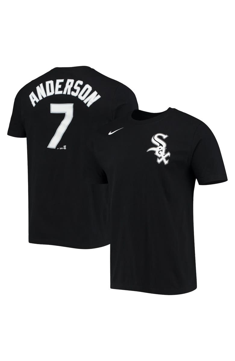 Nike Men's Nike Tim Anderson Black Chicago White Sox Name & Number T-Shirt, Main, color, 