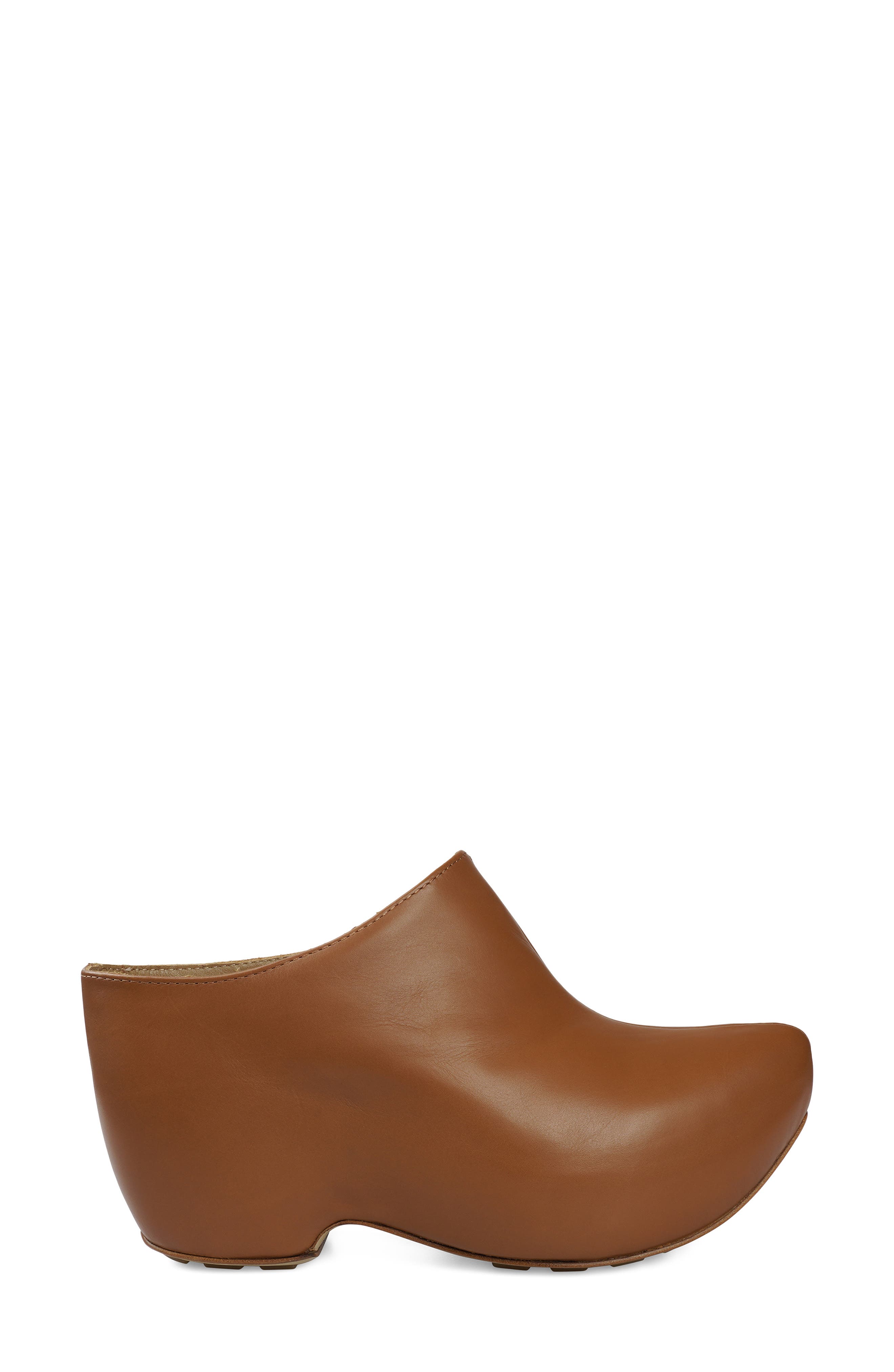 Raffaela Platform Clog, Alternate, color, TAN LEATHER