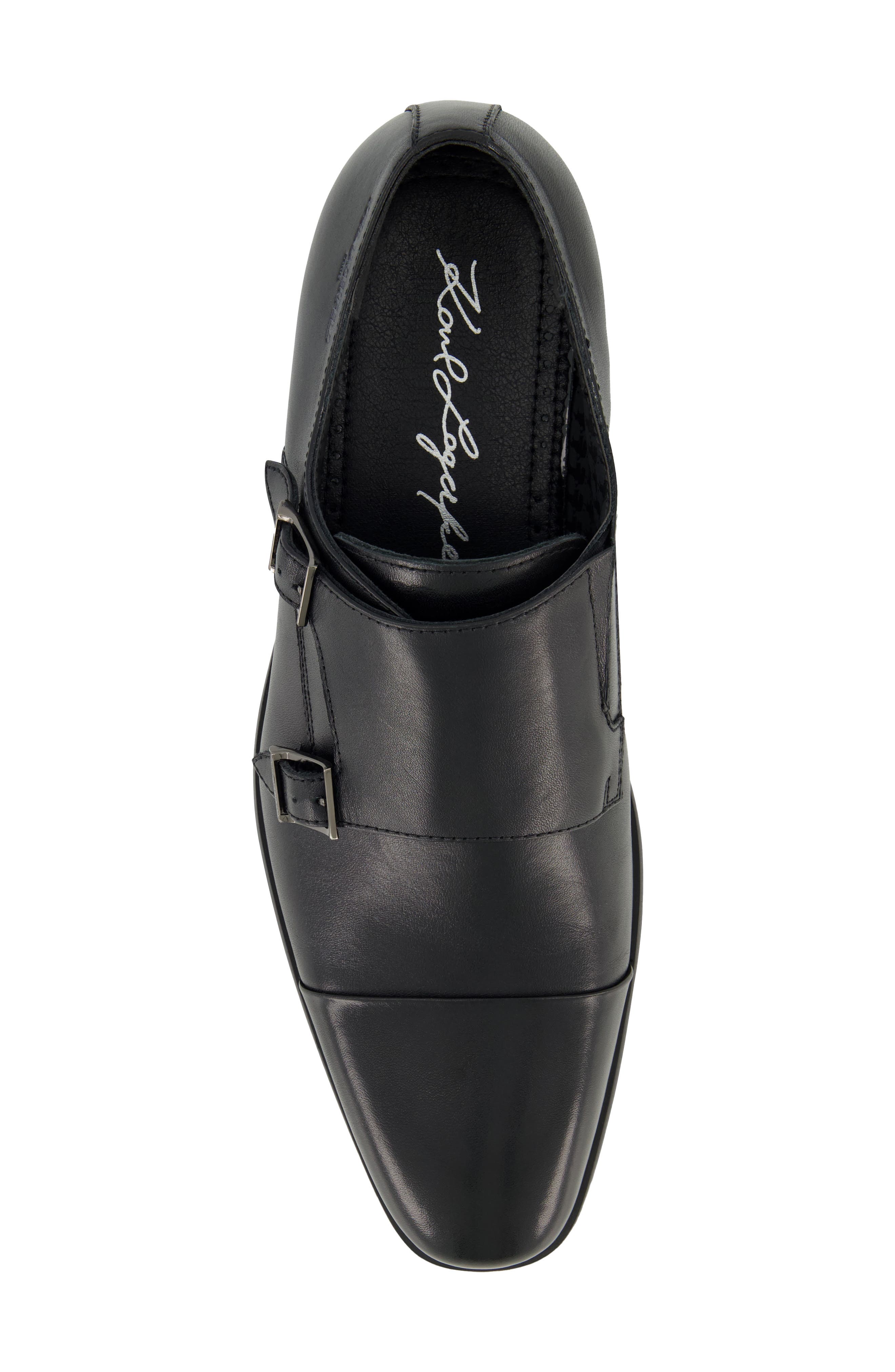 KARL LAGERFELD PARIS Cap Toe Double Monk Strap Shoe, Alternate, color, 