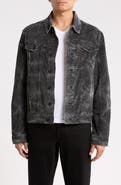 John Varvatos Wesley Stretch Cotton Trucker Jacket