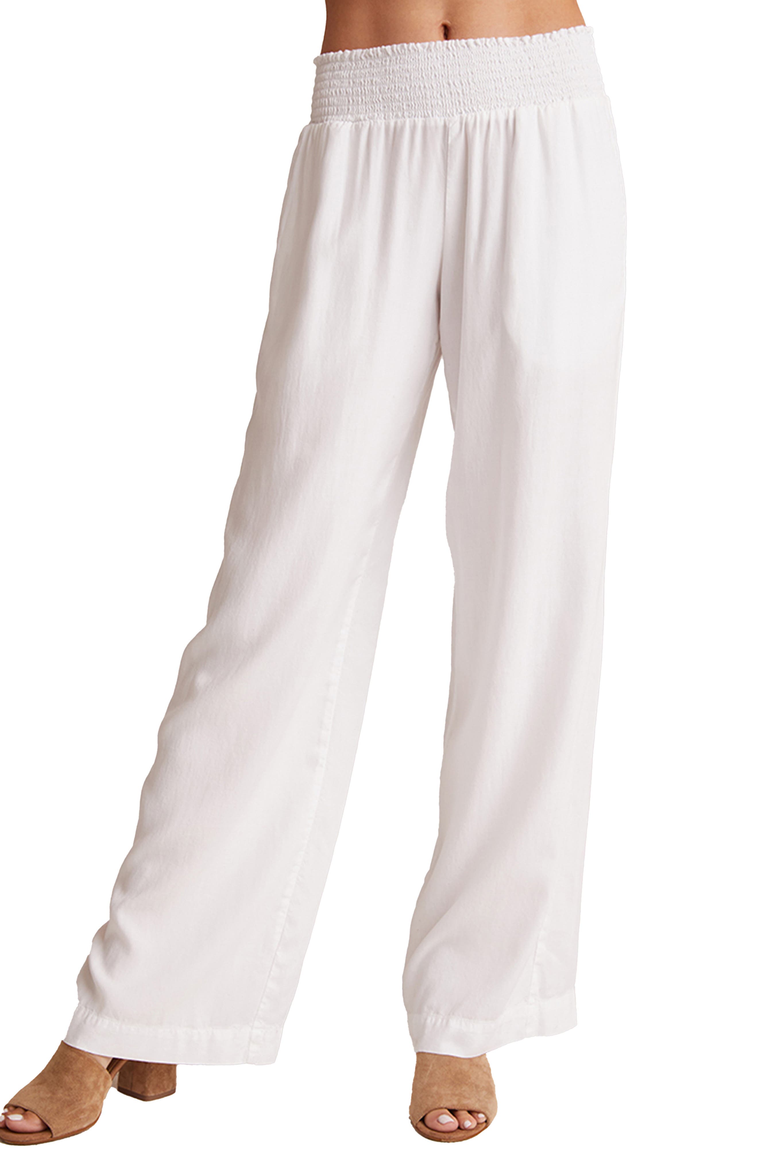 Smock Waist Wide Leg Pants - image 3