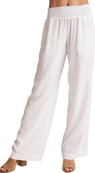 Bella Dahl Smock Waist Wide Leg Pants