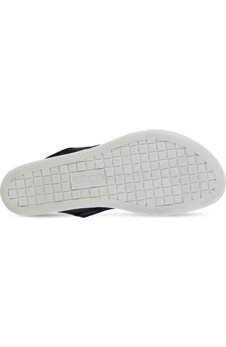 ECCO Damara Toe Loop Leather Slide Sandal, Alternate, color,
