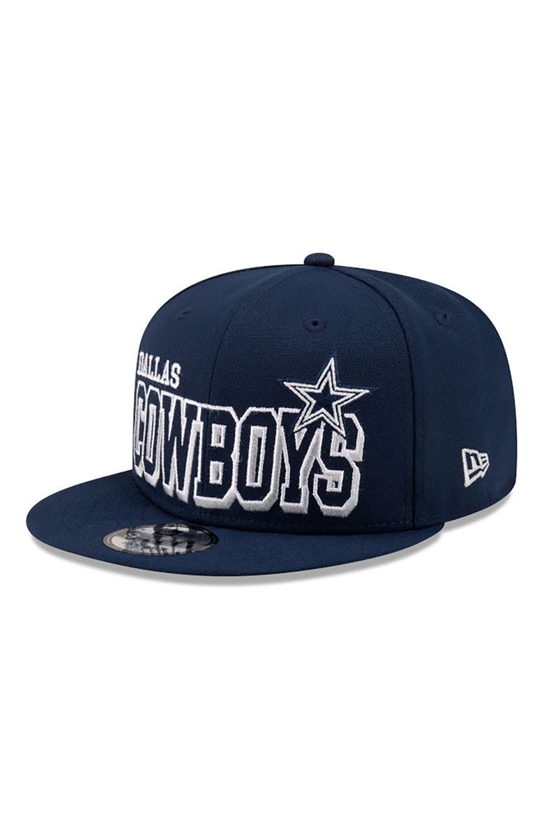 New Era Men's New Era Navy Dallas Cowboys Game Day 9FIFTY Snapback Hat, Main, color,