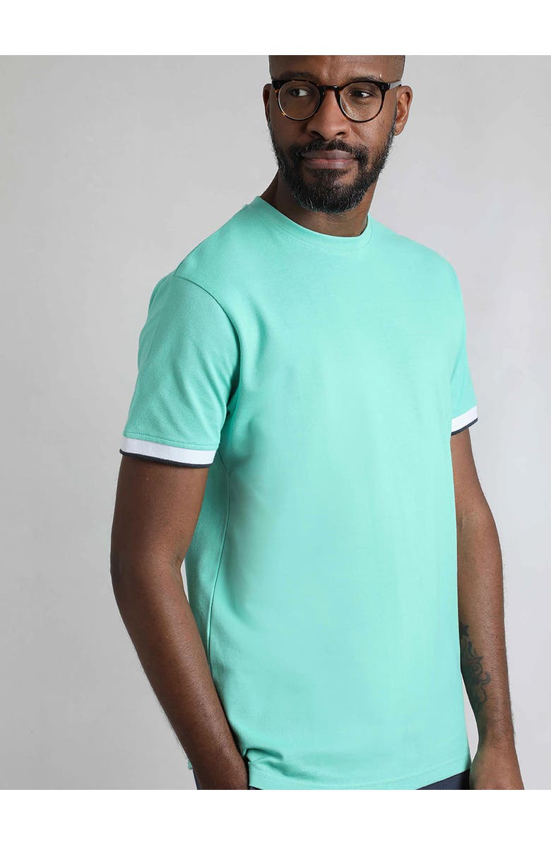 Weird Fish Danville Pique T-Shirt, Main, color, Aqua Marine