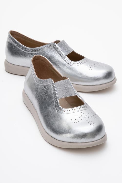 Forever & Always Shoes Chelle Elastic Leather Flat