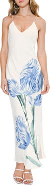 Adelyn Rae Corinne Floral Print Slipdress