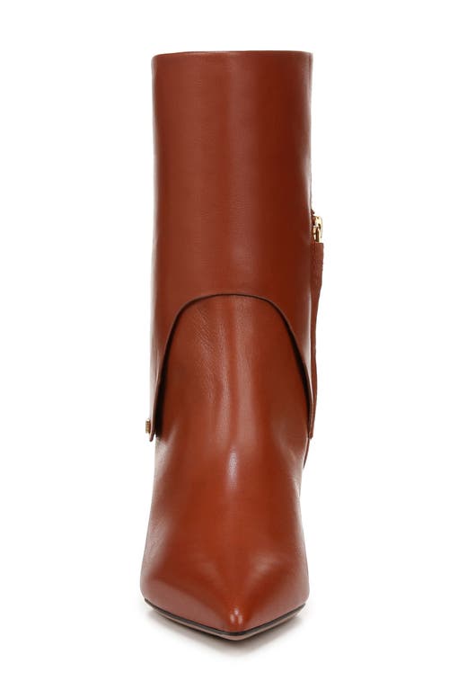 Franco Sarto L Alberta Womens Leather Mid-calf Boots In Brown