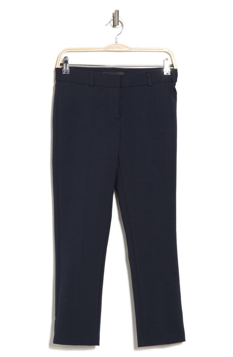 Amanda & Chelsea Chelsea Straight Leg Cotton Blend Pants, Alternate, color, Navy