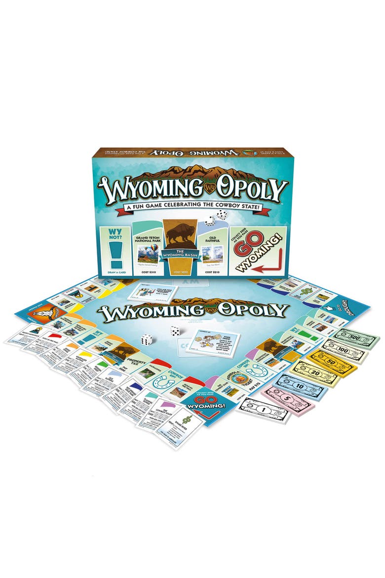 Wyomingopoly Monopoly Board Game, Alternate, color, Multicolored