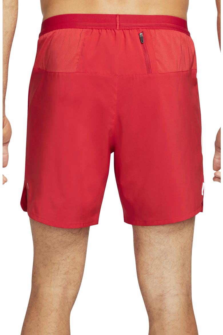 Flex Stride Running Shorts, Alternate, color, UNIVERSITY RED