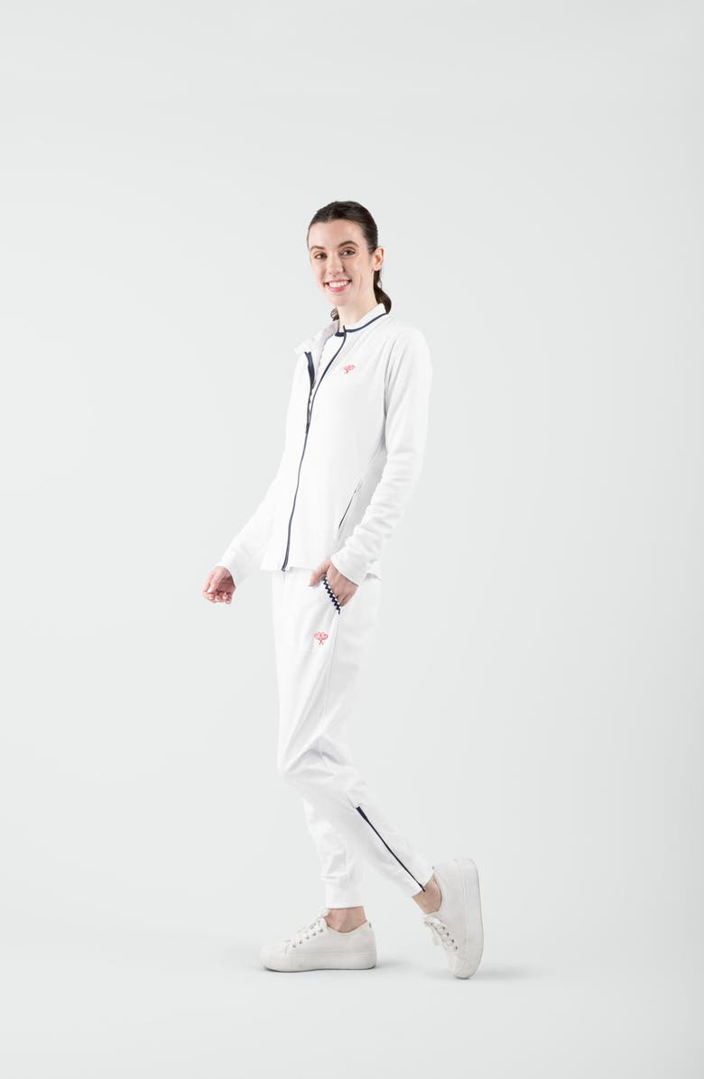 Love All Tennis Women's Gabriela Full Zip Jacket, Alternate, color, Navy