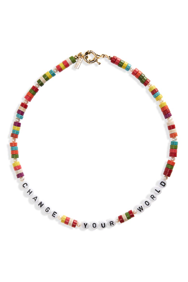 Change Your World Necklace (Nordstrom Exclusive), Main, color, GOLD