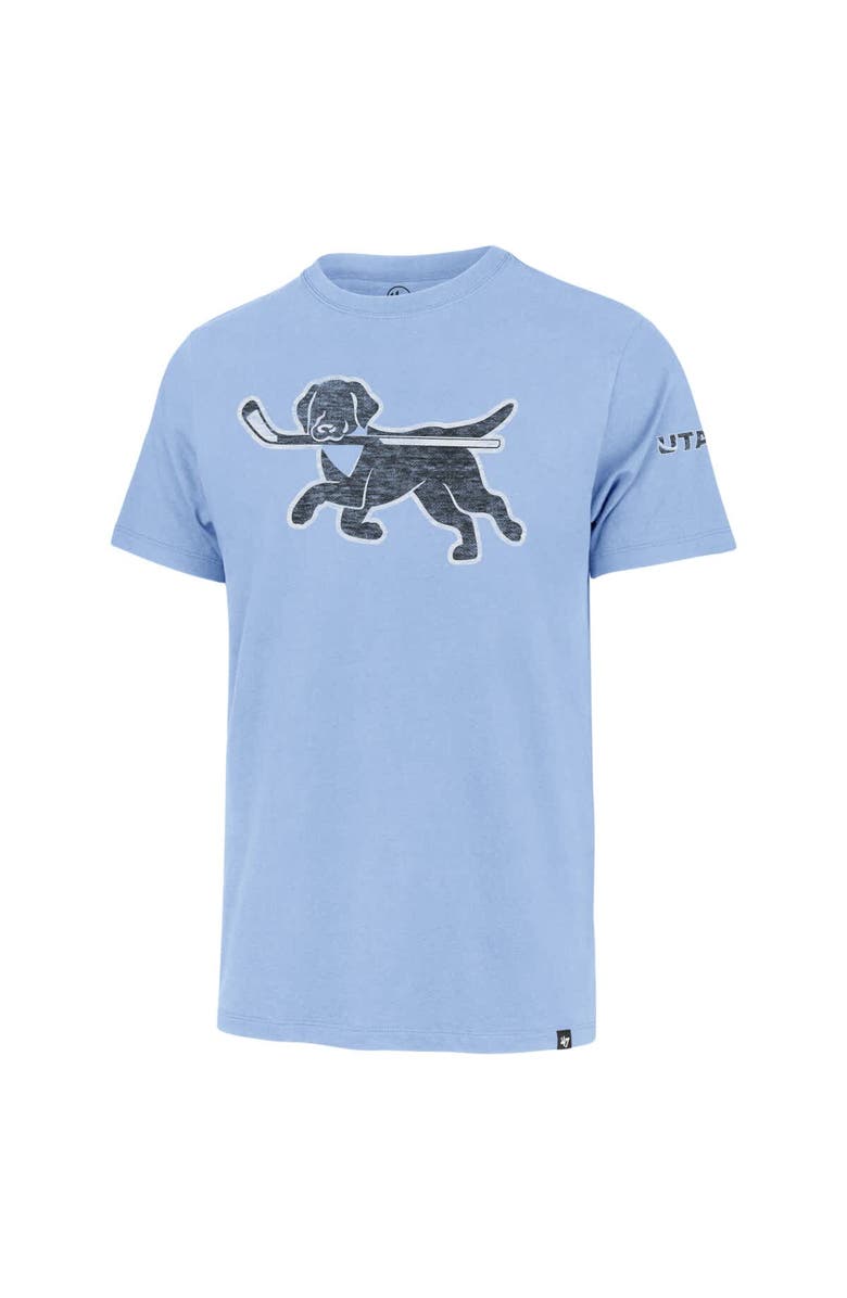 '47 Men's '47 Light Blue Utah Mammoth Dog Mascot T-Shirt, Alternate, color, Light Blue
