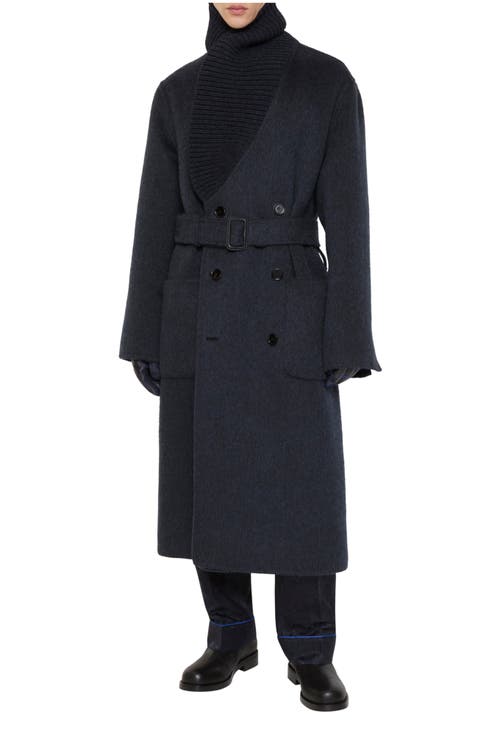 Wool Mohair Blend Coat