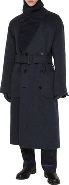 Burberry Wool Mohair Blend Coat