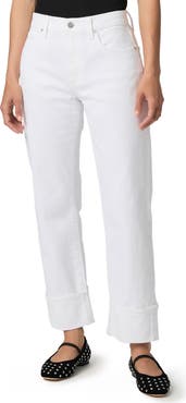 PAIGE Morgan Cuffed Ankle Straight Leg Jeans