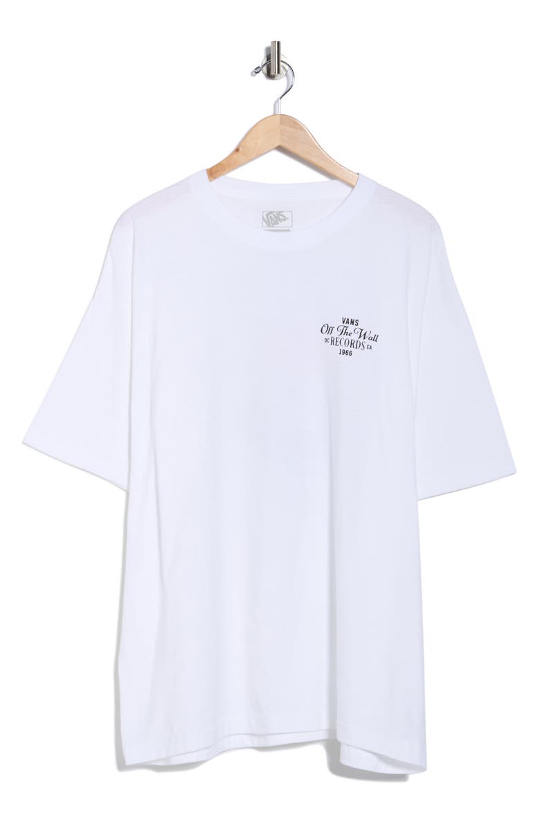 Vans Deep Cut Logo Graphic T-Shirt, Main, color, White