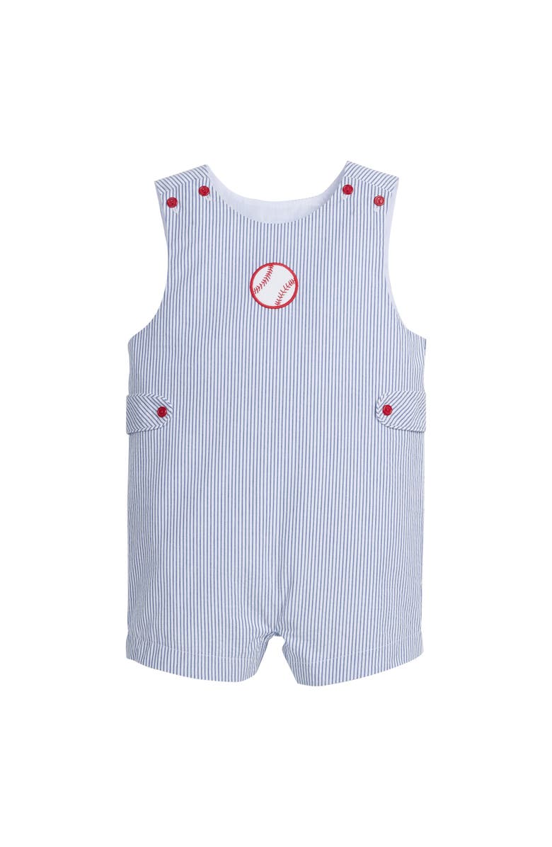 Little English Kids' Applique Button Tab John John, Main, color, 