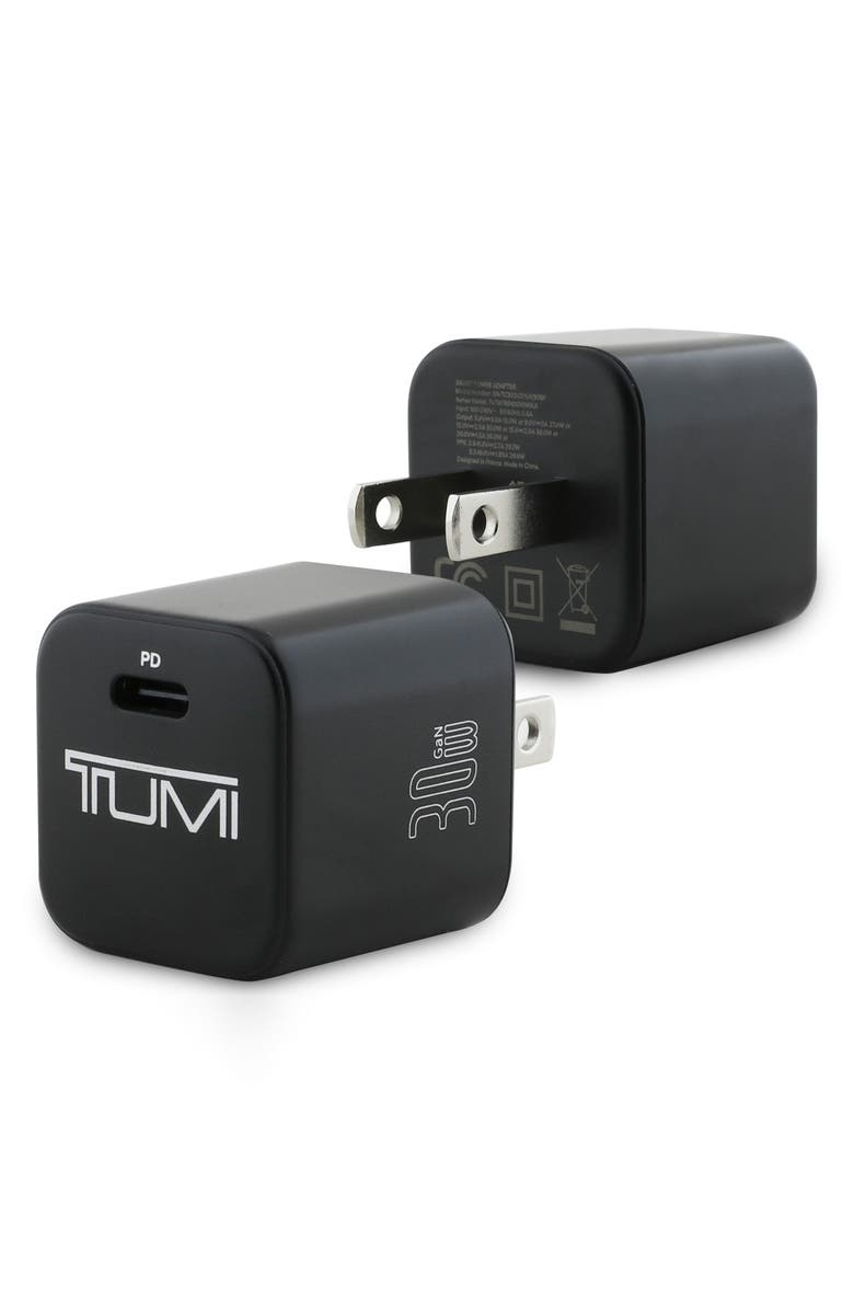 TUMI USB-C Wall Charger, Main, color, Black