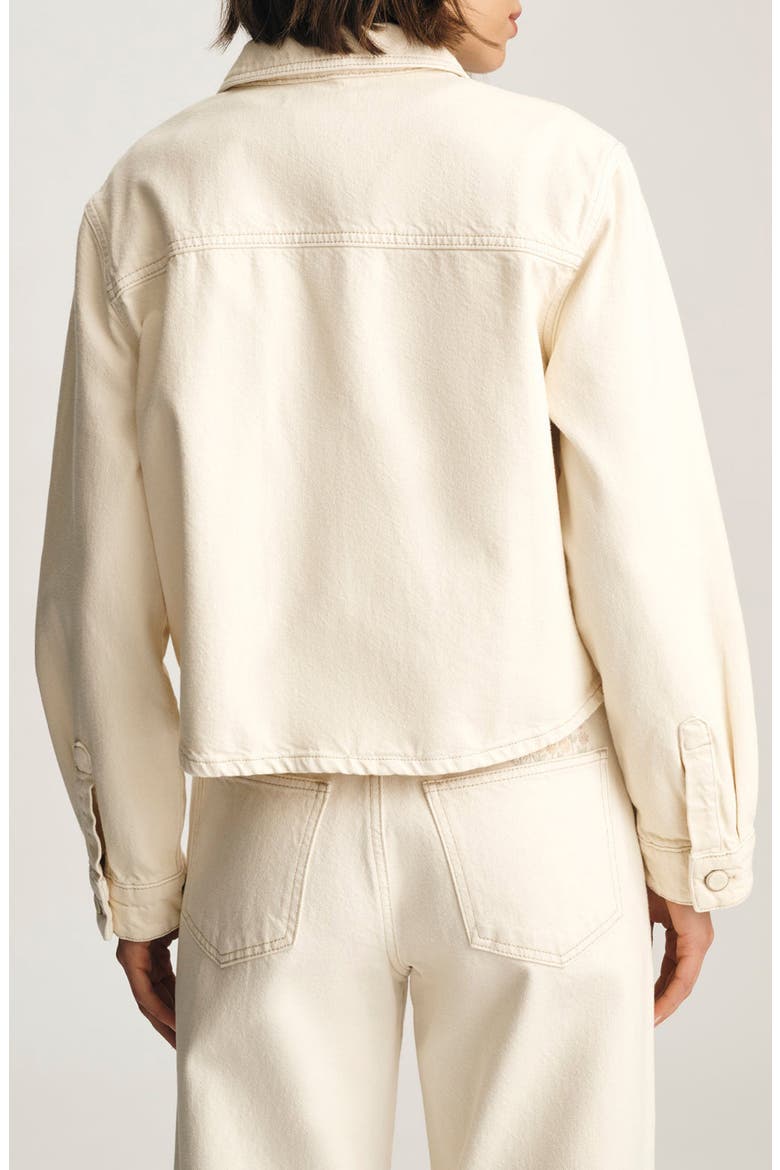 Paola Denim Shirt Jacket, Alternate, color, CREAM DENIM