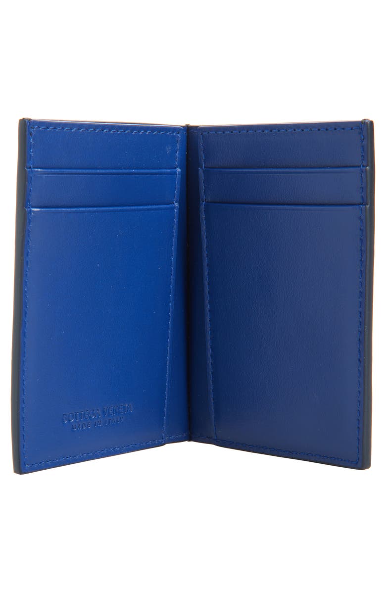 Bottega Veneta Cassette Intrecciato Leather Bifold Wallet, Alternate, color, Royal Blue/ Nocturnal