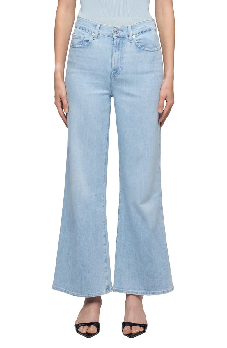 7 For All Mankind Lotta High Waist Ankle Wide Leg Jeans, Main, color, 