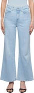 7 For All Mankind Lotta High Waist Ankle Wide Leg Jeans