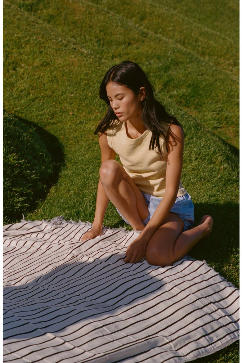 Koko Driftweave Blanket, Alternate, color, CREAM