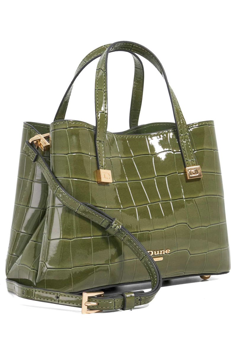 Dune London Dominality Tote Bag, Alternate, color, Green