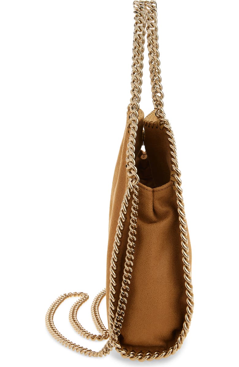 Stella McCartney Mini Falabella Shaggy Dear Faux Leather Tote, Alternate, color,