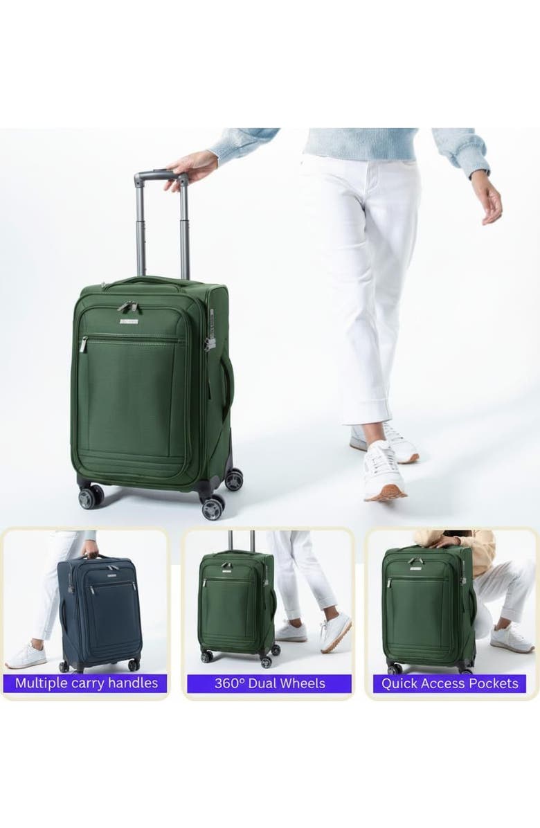 Ricardo Beverly Hills Avalon Softside 2 Piece Luggage, Alternate, color, Juniper Green