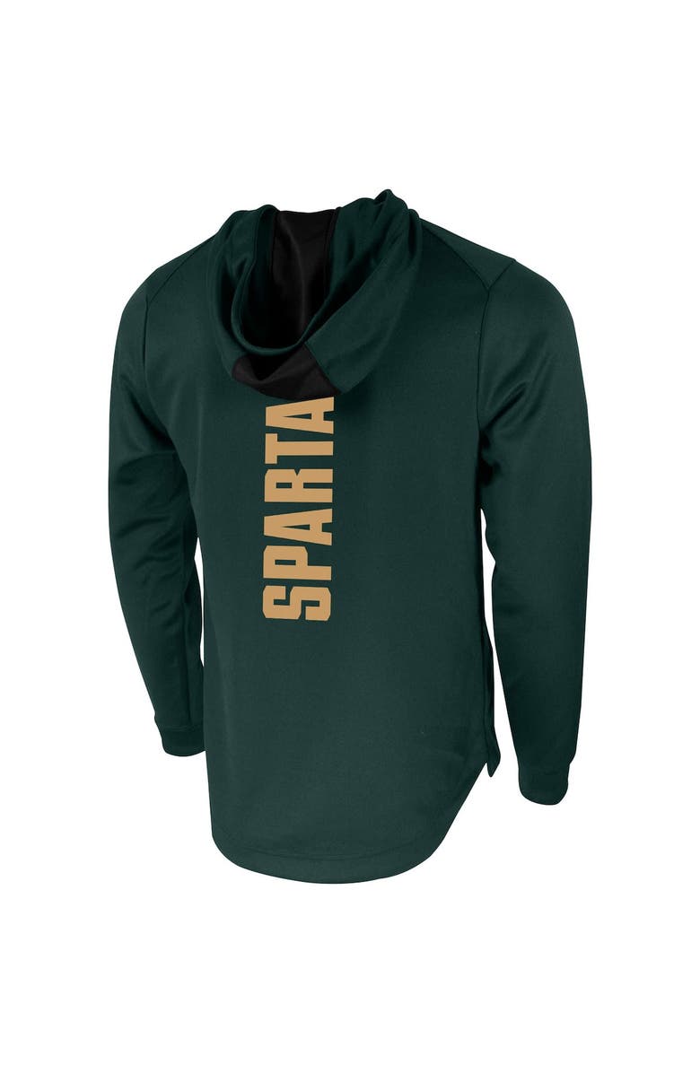 Nike Men's Nike Green Michigan State Spartans 2-Hit Performance Pullover Hoodie, Alternate, color, Green