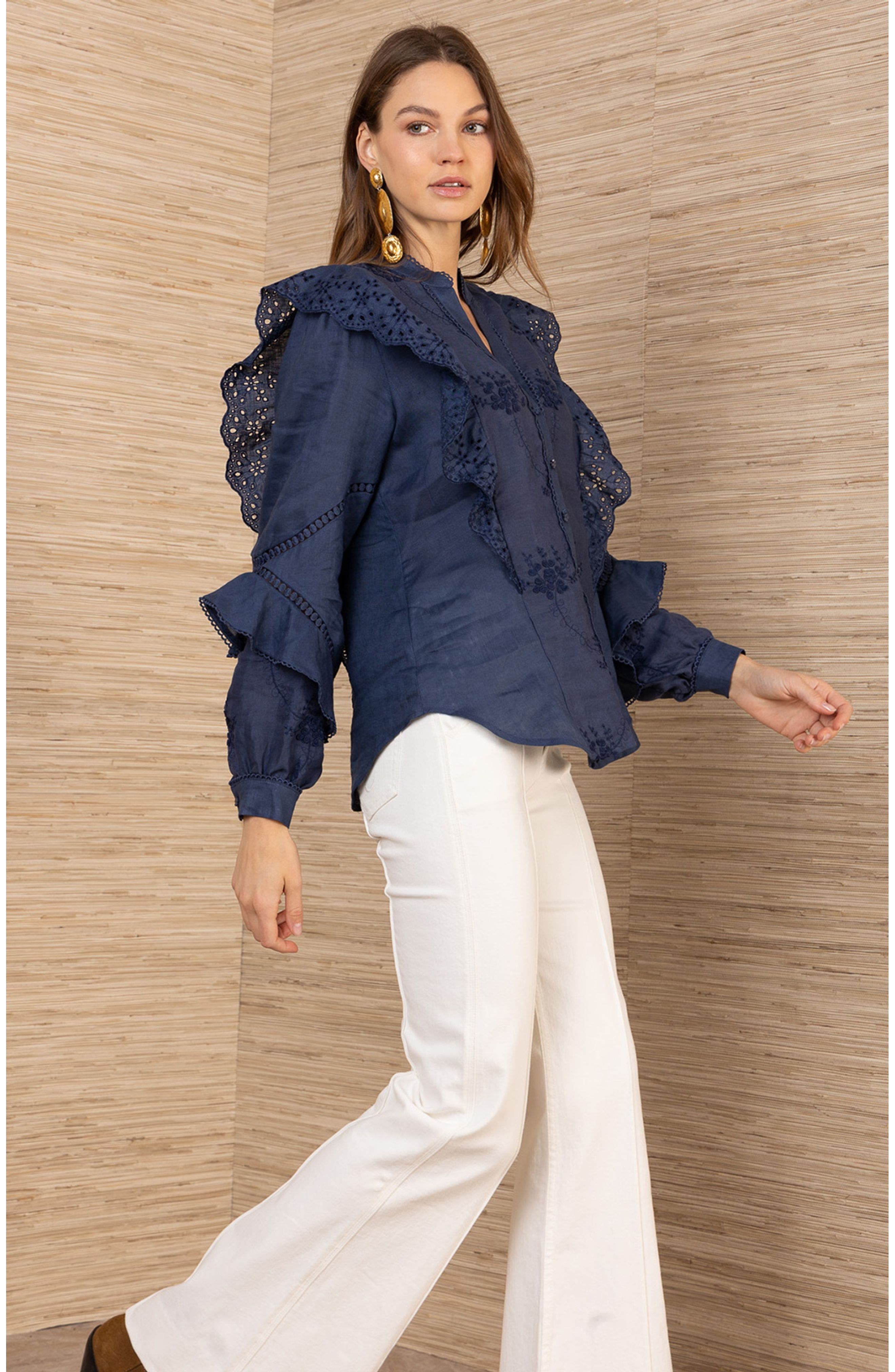 Eulalia Linen Top - image 2