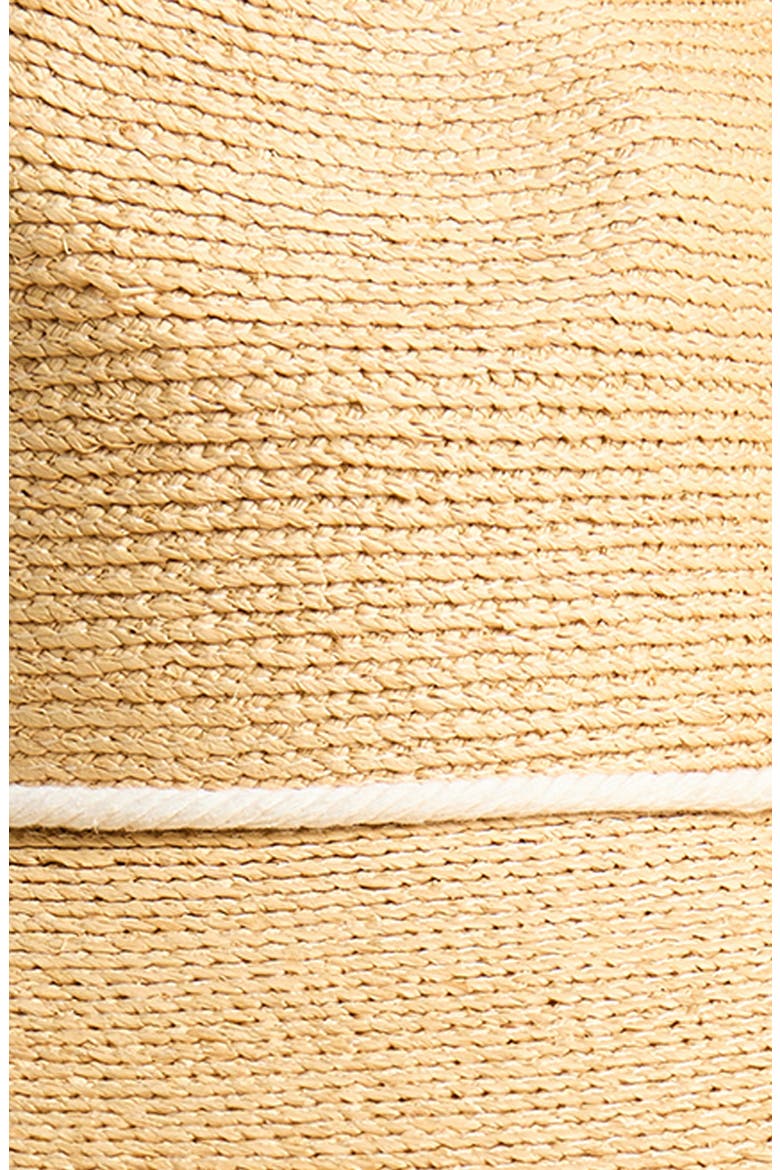 Raffia Drawstring Sun Hat, Alternate, color, NATURAL