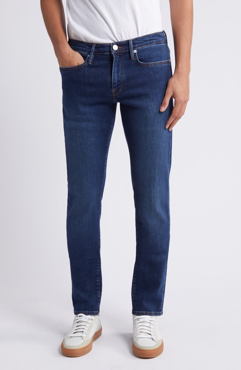 FRAME L’Homme Slim Superstretch Jeans, Main, color, West View