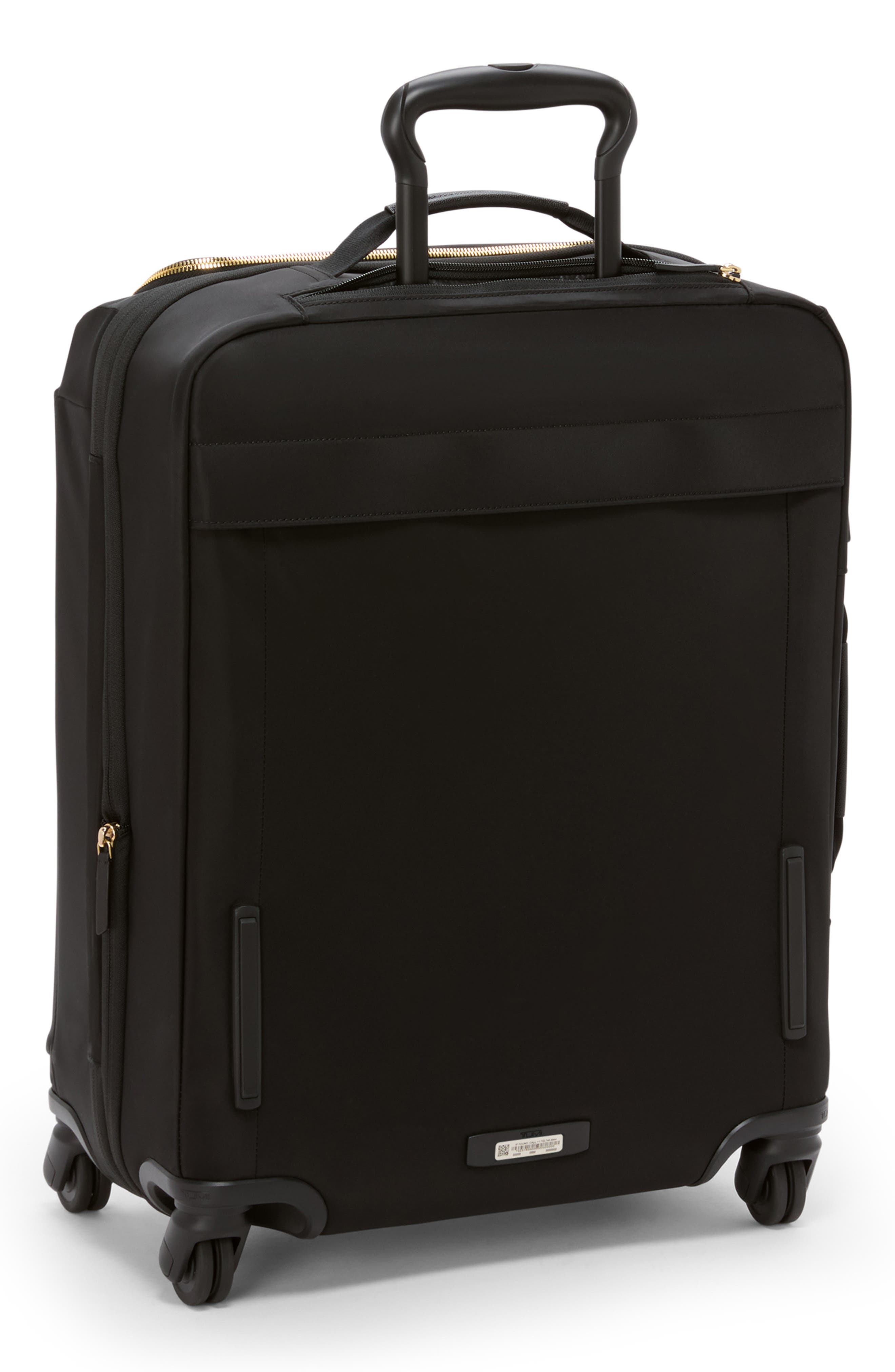 TUMI Léger 22-Inch Continental Expandable Wheeled Carry-On, Alternate, color, Black/ Gold
