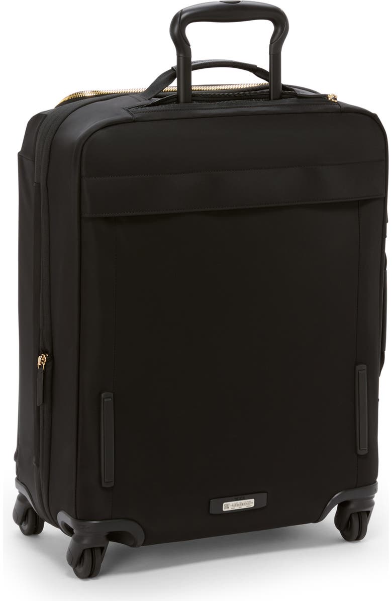 TUMI Léger 22-Inch Continental Expandable Wheeled Carry-On, Alternate, color, Black/ Gold