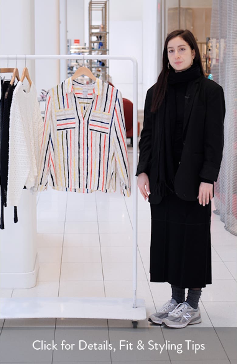 Painted Stripe Popover Top, sales video thumbnail