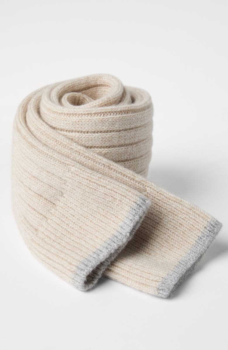 Brunello Cucinelli Cashmere knit socks, Alternate, color, Buff