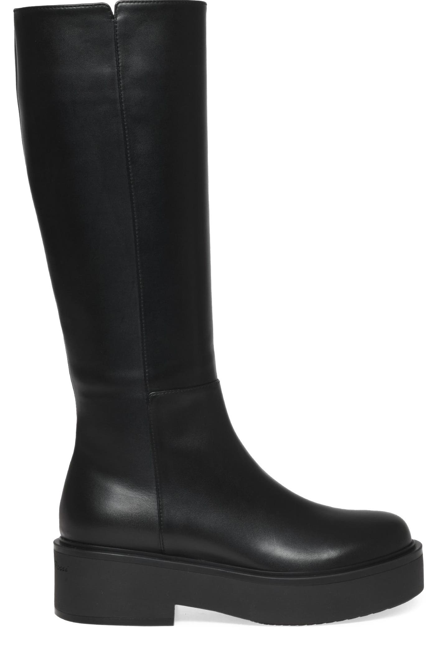 Hiro Boot Boots, Main, color, Black Leather