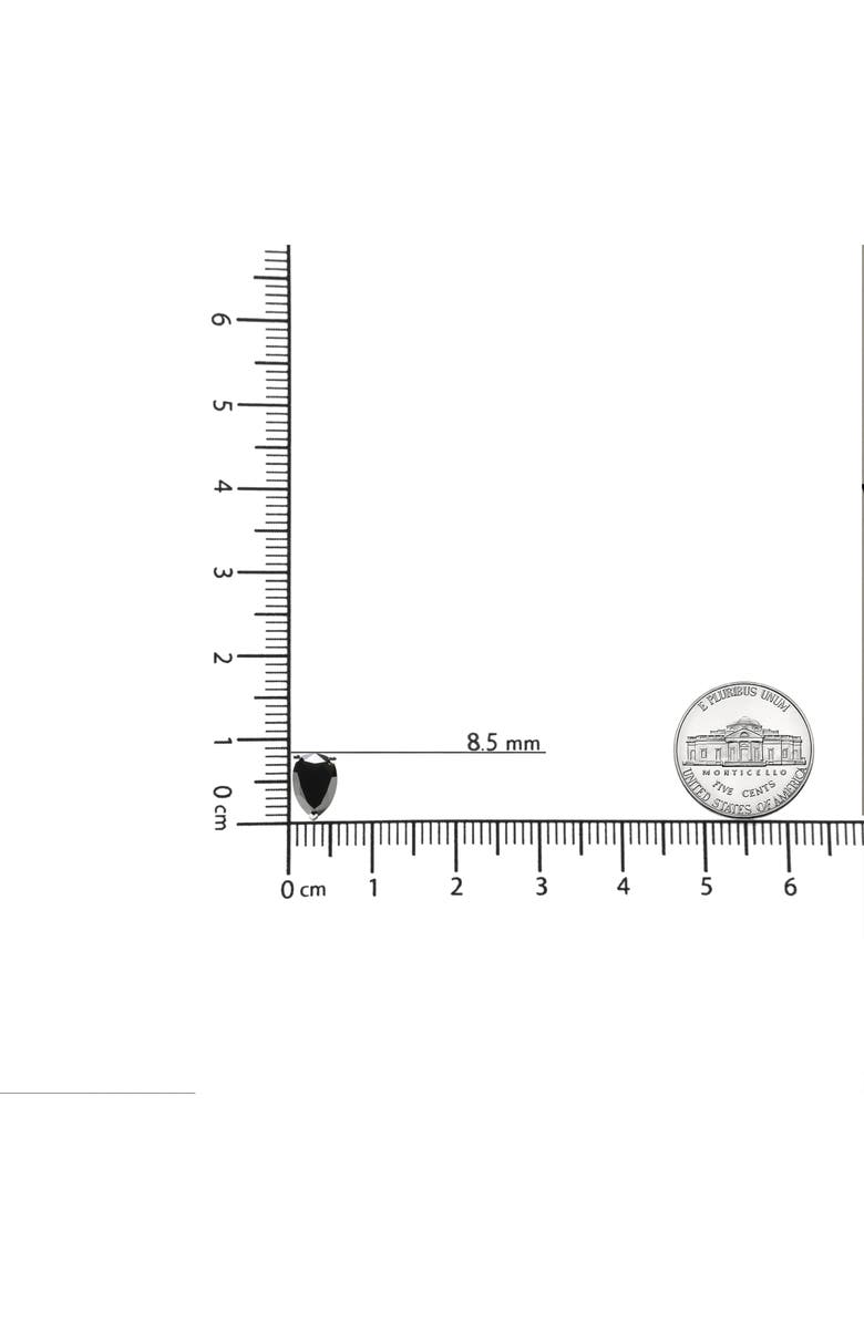 Haus of Brilliance 14K White Gold 2.00 Ct Pear Black Diamond Stud Earrings, Alternate, color, White